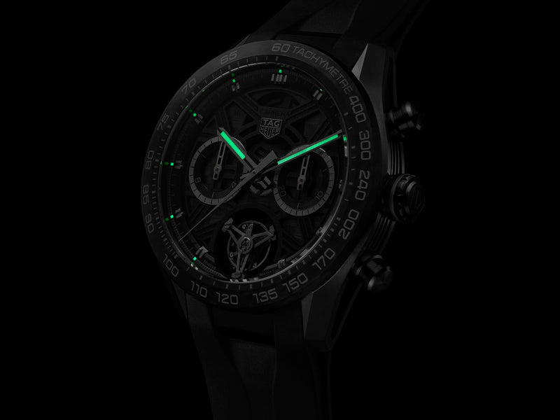 Tag Heuer Carrera Chronograph Extreme Sport Black 44mm Watch CBU2080.FT6272