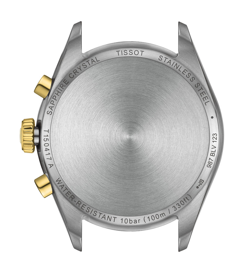 Tissot PR 100 Two Tone Chronograph 40mm Watch T150.417.22.031.00