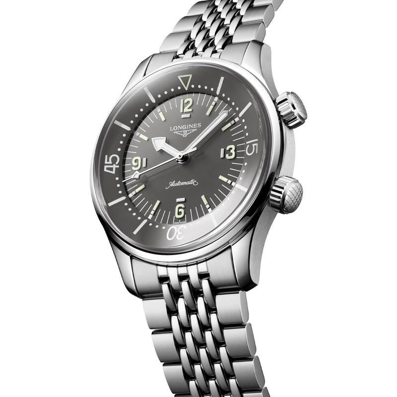 Longines Heritage Legend Diver Grey Automatic 39mm Watch L37644996