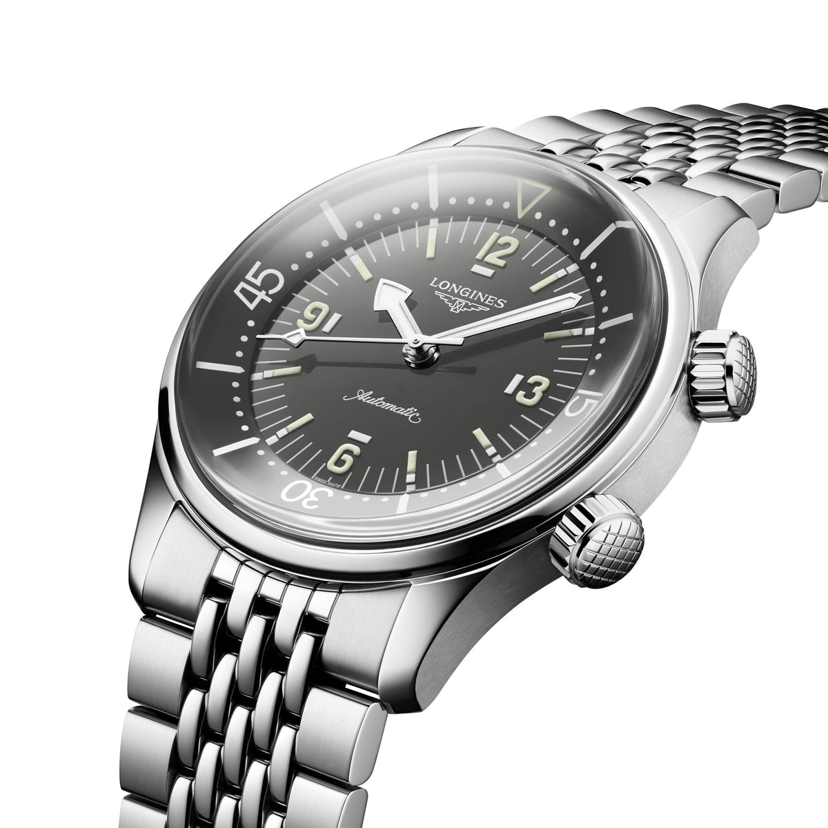 Longines Heritage Legend Diver Grey Automatic 39mm Watch L37644996