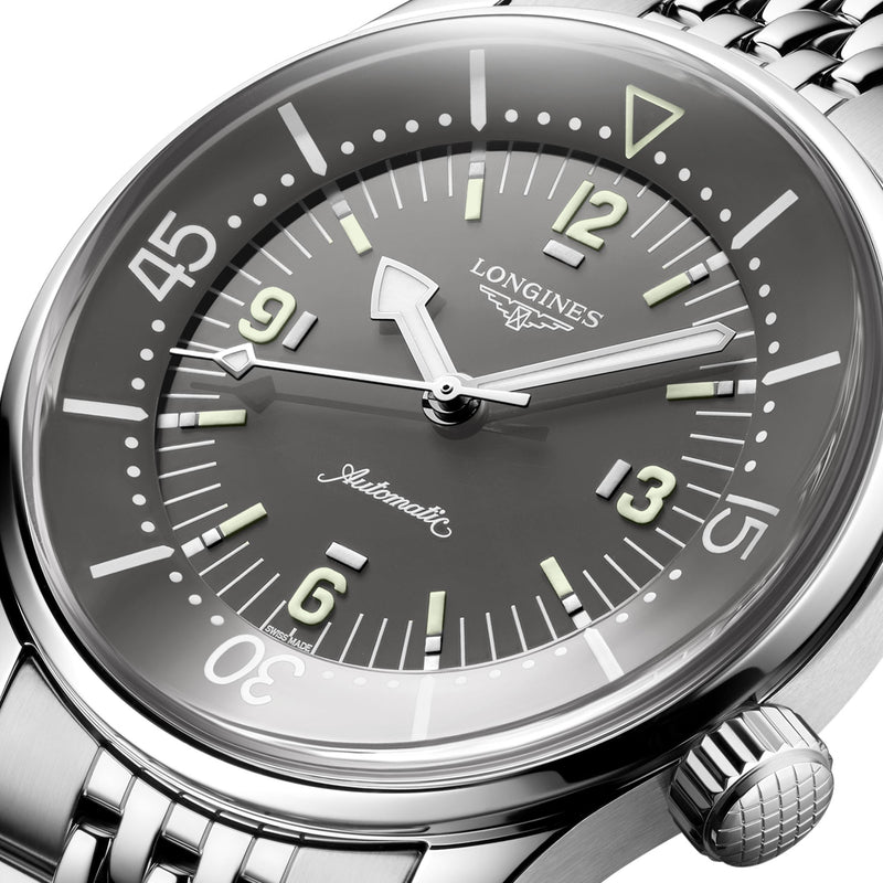 Longines Heritage Legend Diver Grey Automatic 39mm Watch L37644996