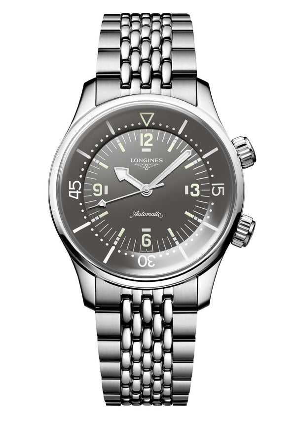 Longines Heritage Legend Diver Grey Automatic 39mm Watch L37644996