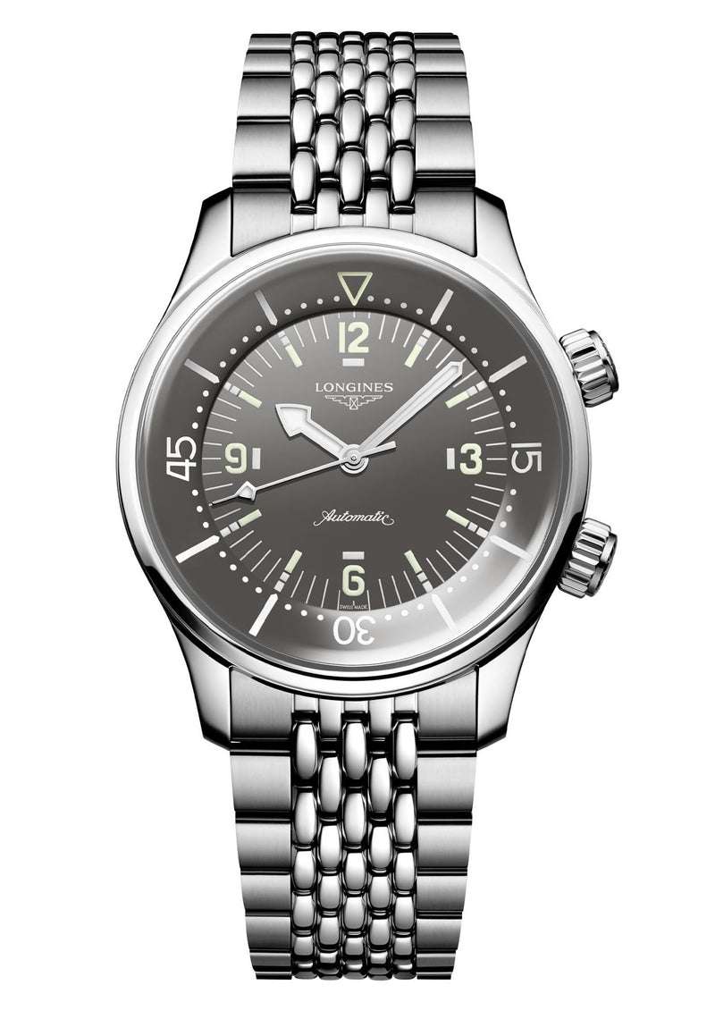 Longines Heritage Legend Diver Grey Automatic 39mm Watch L37644996
