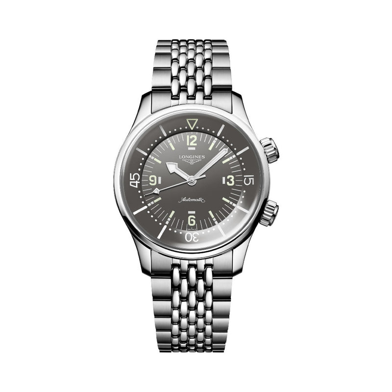 Longines Heritage Legend Diver Grey Automatic 39mm Watch L37644996