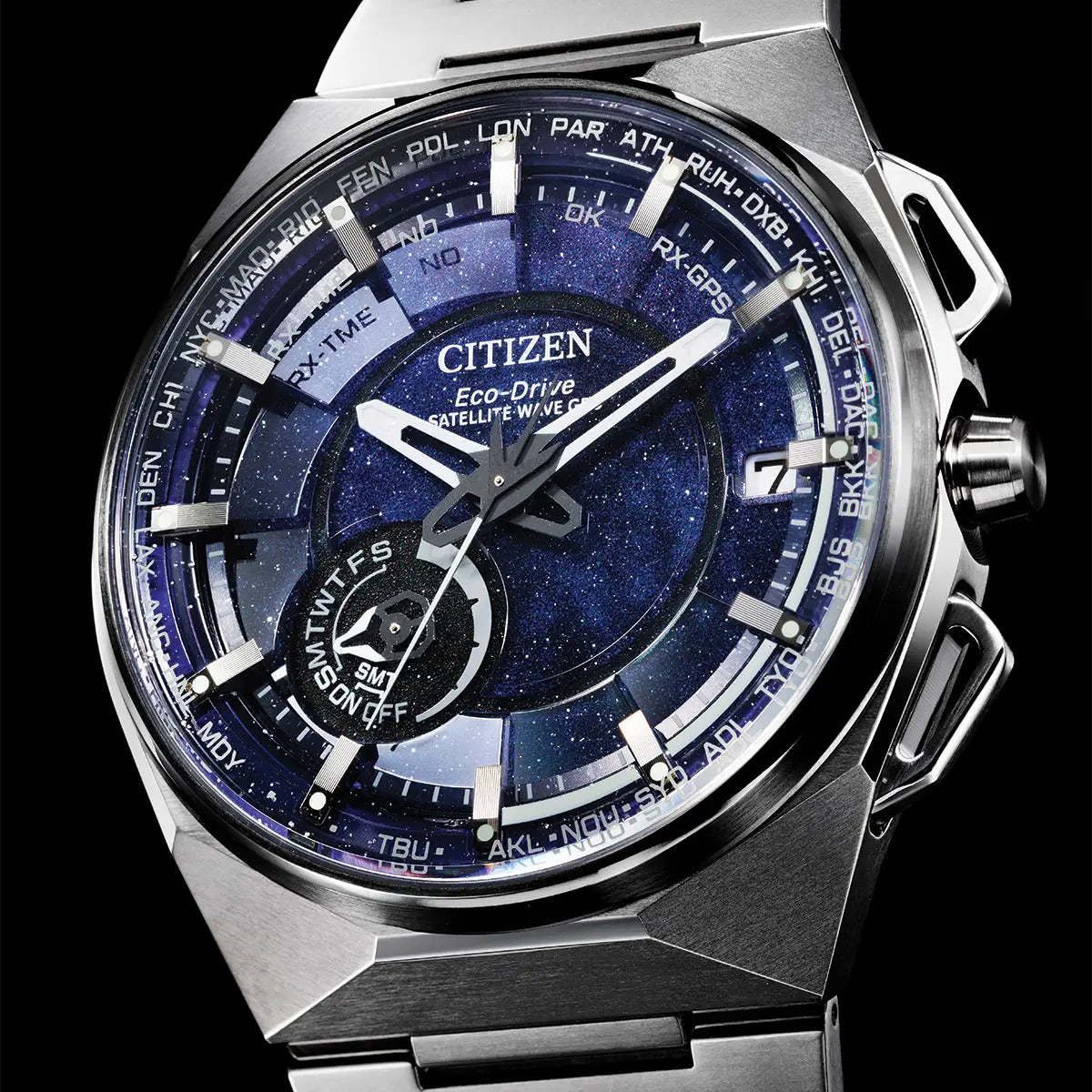 Citizen Satellite Wave GPS X Eco-Drive 45mm Watch CC3097-52L