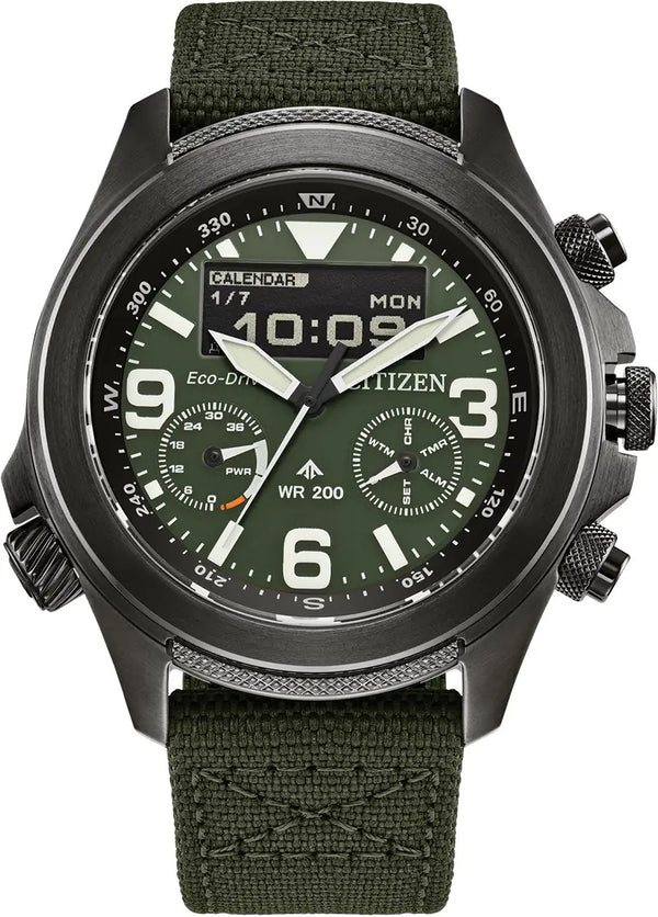 Citizen Eco-Drive Promaster Land Khaki 44mm Watch JV1005-02W