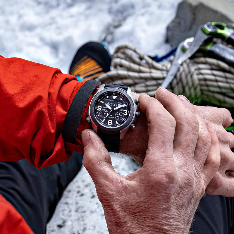 Citizen Eco-Drive Promaster Land Black 44mm Watch JV1007-07E