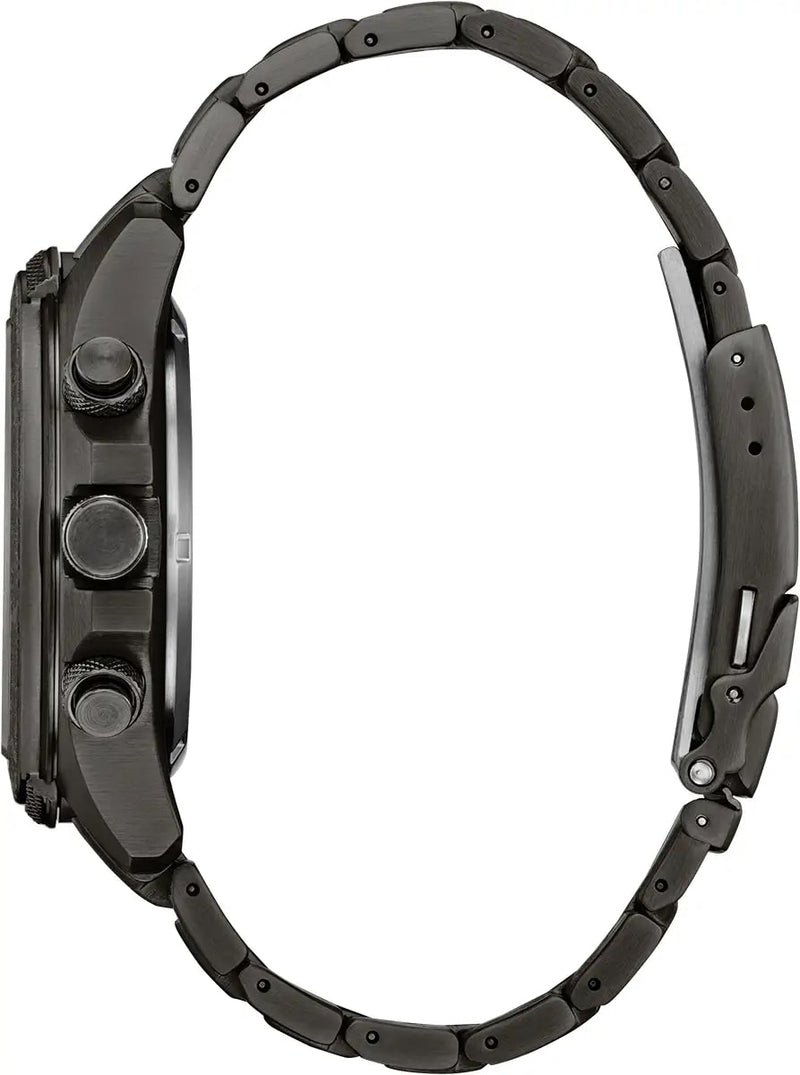 Citizen Eco-Drive Promaster Land Black Camouflage 44mm Watch Limited Edition JV1008-63E