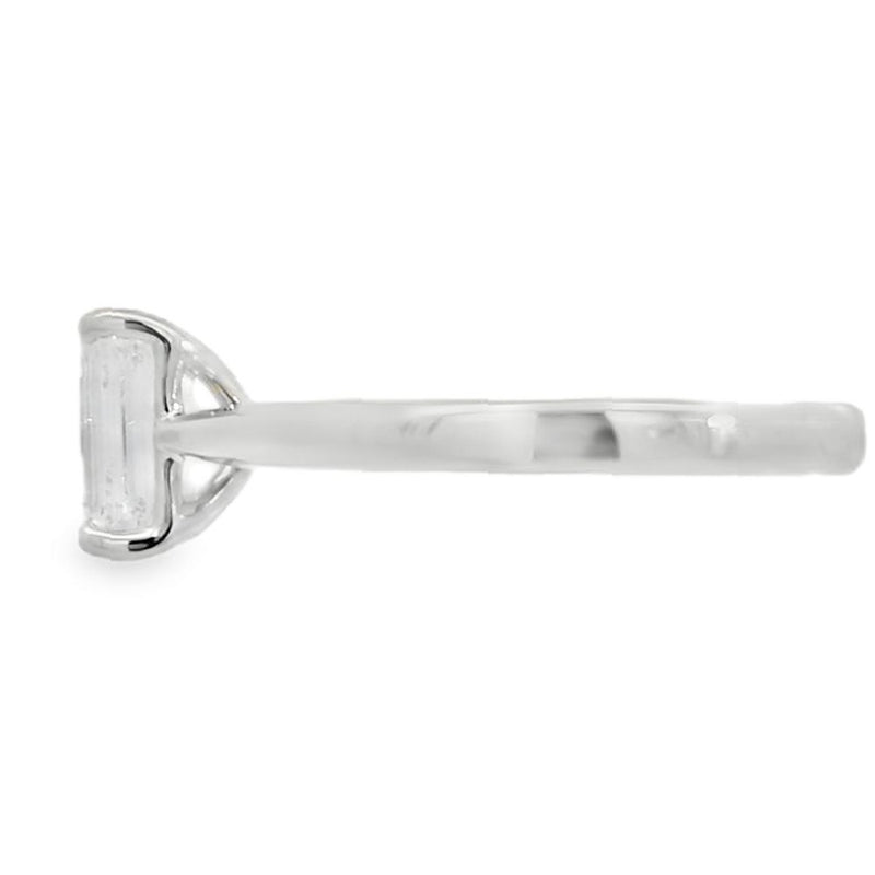 Emerald Cut Single Stone 1.51ct Lab Grown Diamond, Platinum