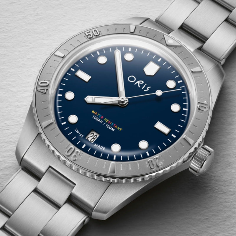 Oris Divers Sixty-Five Date LFP Limited Edition 38mm Watch 01 733 7771 4085-Set