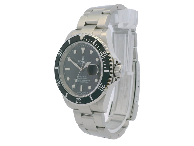 Rolex Submariner Date Black Oyster 40mm Watch 16610 (2008)
