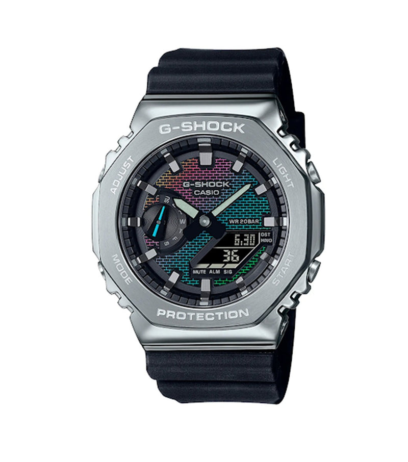 G- SHOCK Utility Rainbow Brick Wall Series Steel GM-2100RW-1AER
