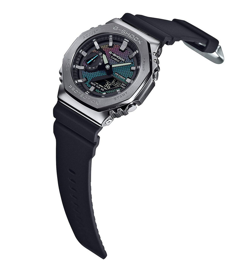 G- SHOCK Utility Rainbow Brick Wall Series Steel GM-2100RW-1AER