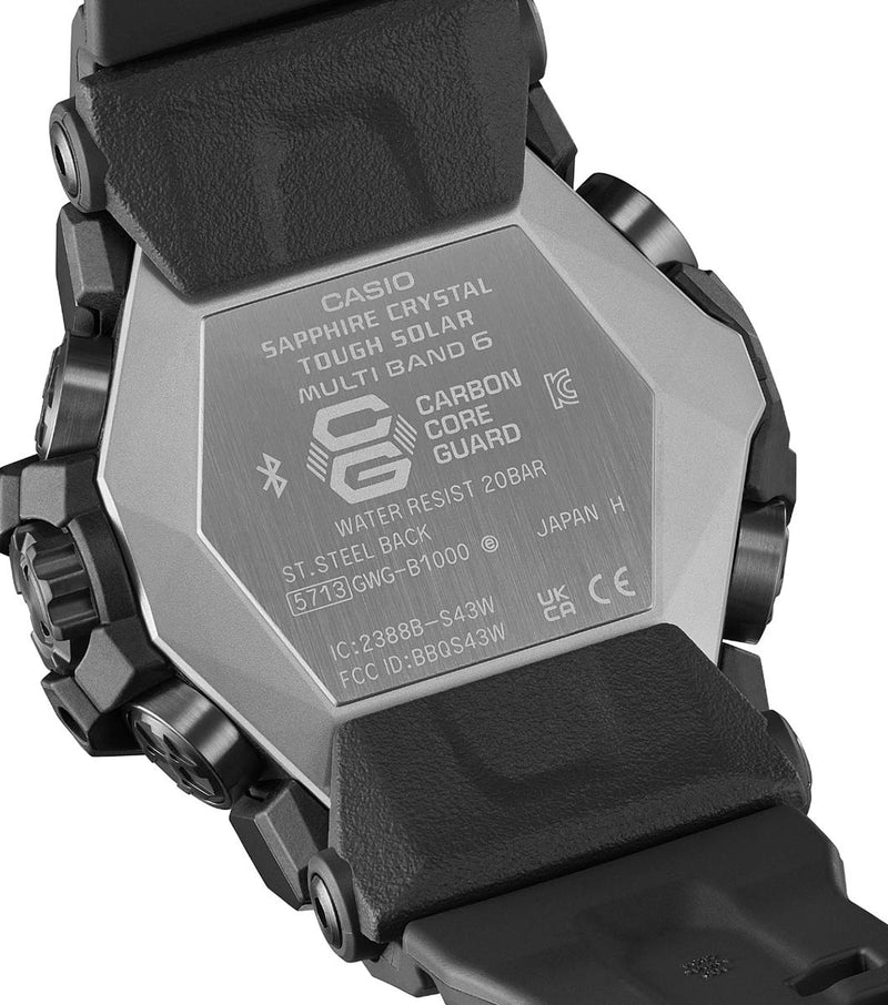 G-SHOCK Mudmaster Black and Emergency Colours GWG-B1000EC-1AER