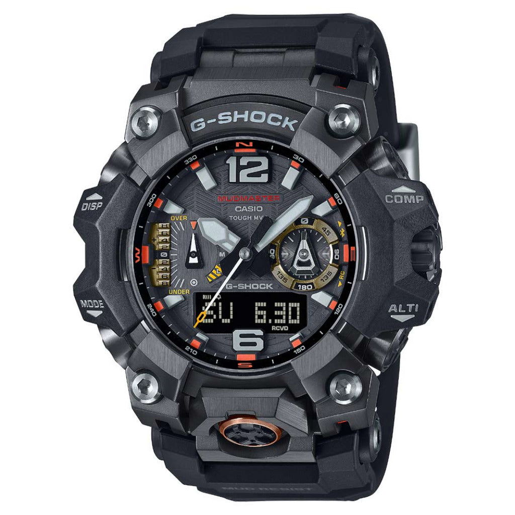 G-SHOCK Mudmaster Black and Emergency Colours GWG-B1000EC-1AER