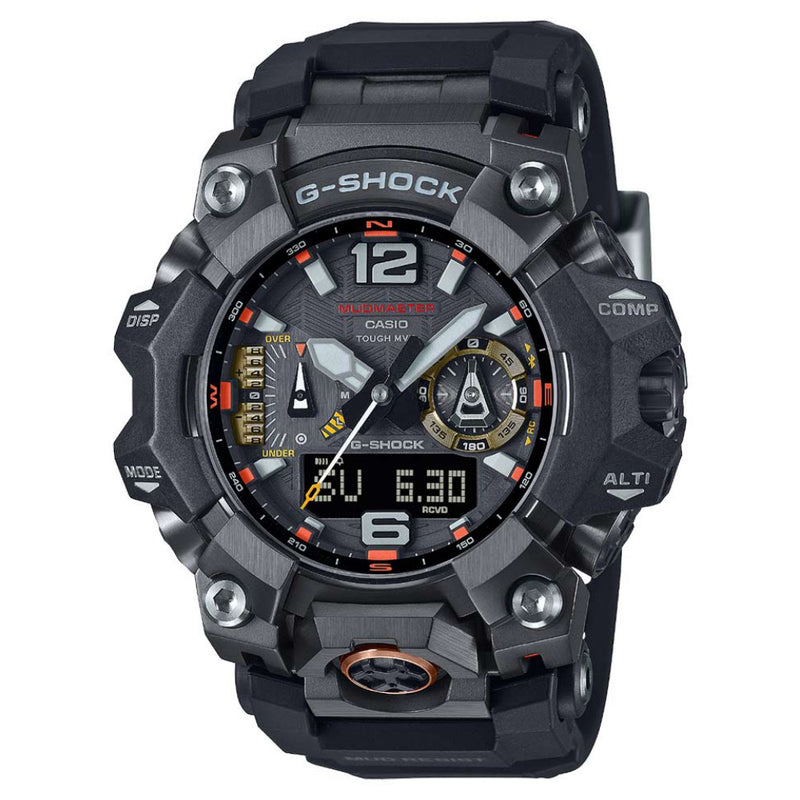 G-SHOCK Mudmaster Black and Emergency Colours GWG-B1000EC-1AER
