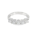 Platinum 5 Stone Diamond 1.00ct Ring