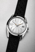 Nivada Grenchen Antarctic Spider Silver 35mm Watch 35012M40