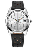 Nivada Grenchen Antarctic Spider Silver 35mm Watch 35012M40