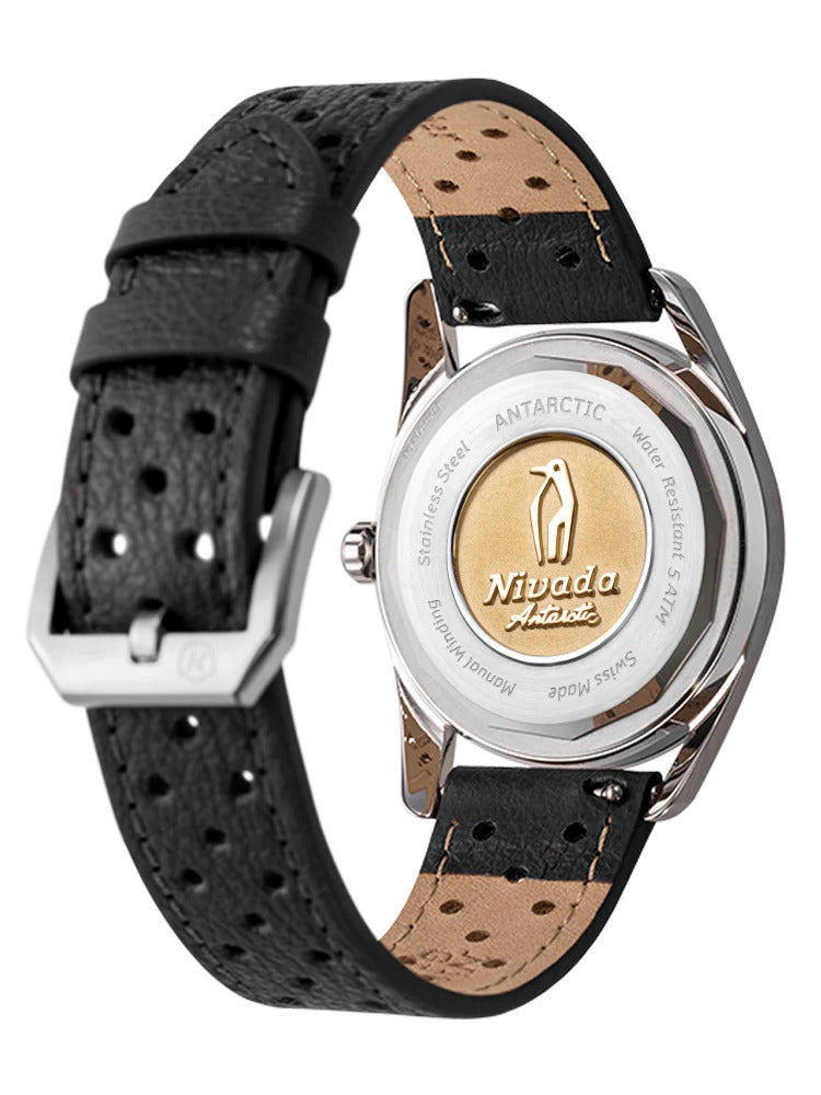 Nivada Grenchen Antarctic Spider Black 35mm Watch