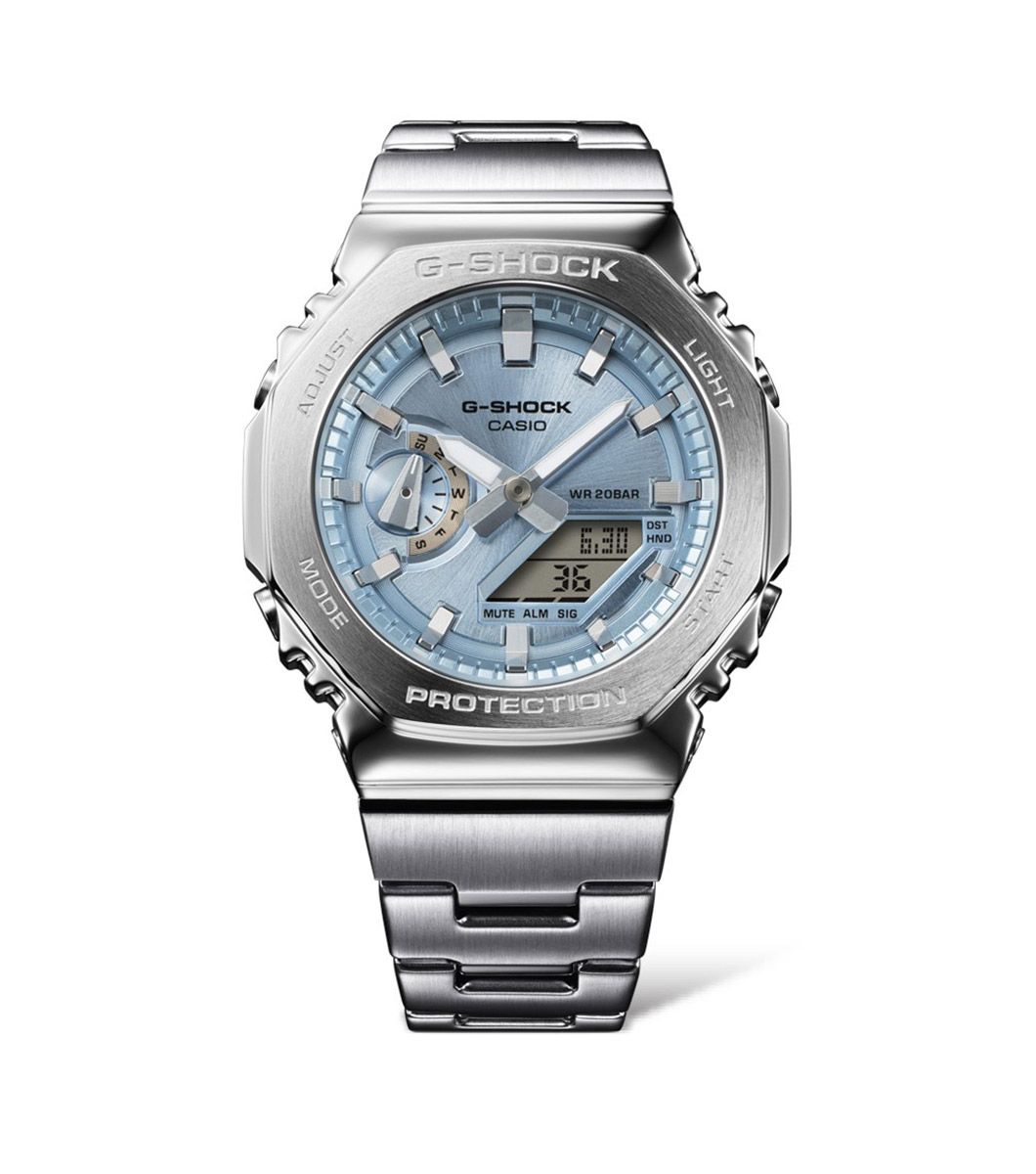 G-SHOCK Metal Covered 2100 Series Ice Blue Watch GM-2110D-2AER
