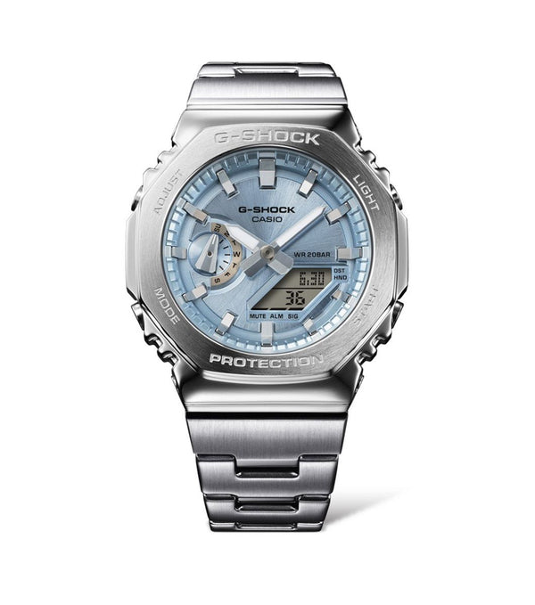 G-SHOCK Metal Covered 2100 Series Ice Blue Watch GM-2110D-2AER