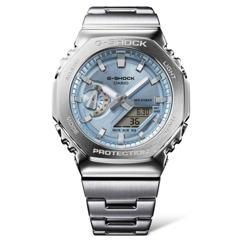 G-SHOCK Metal Covered 2100 Series Ice Blue Watch GM-2110D-2AER