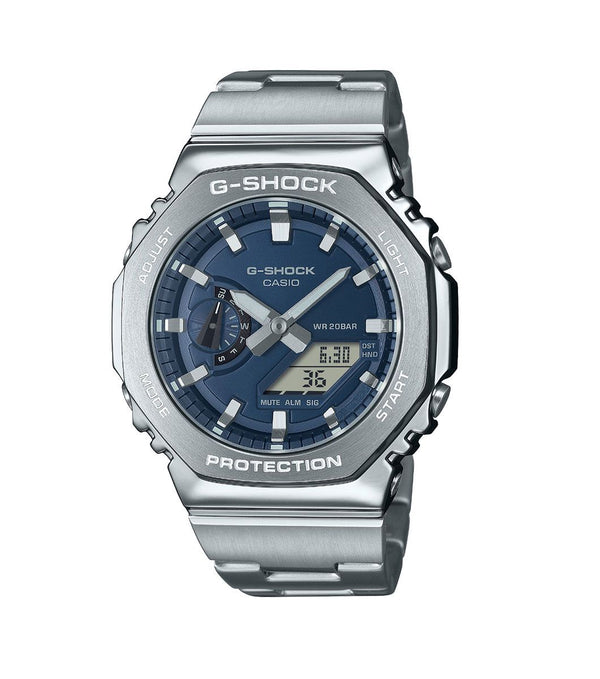 G-SHOCK Metal Covered 2100 Series Blue Watch GM-2110D-2BER