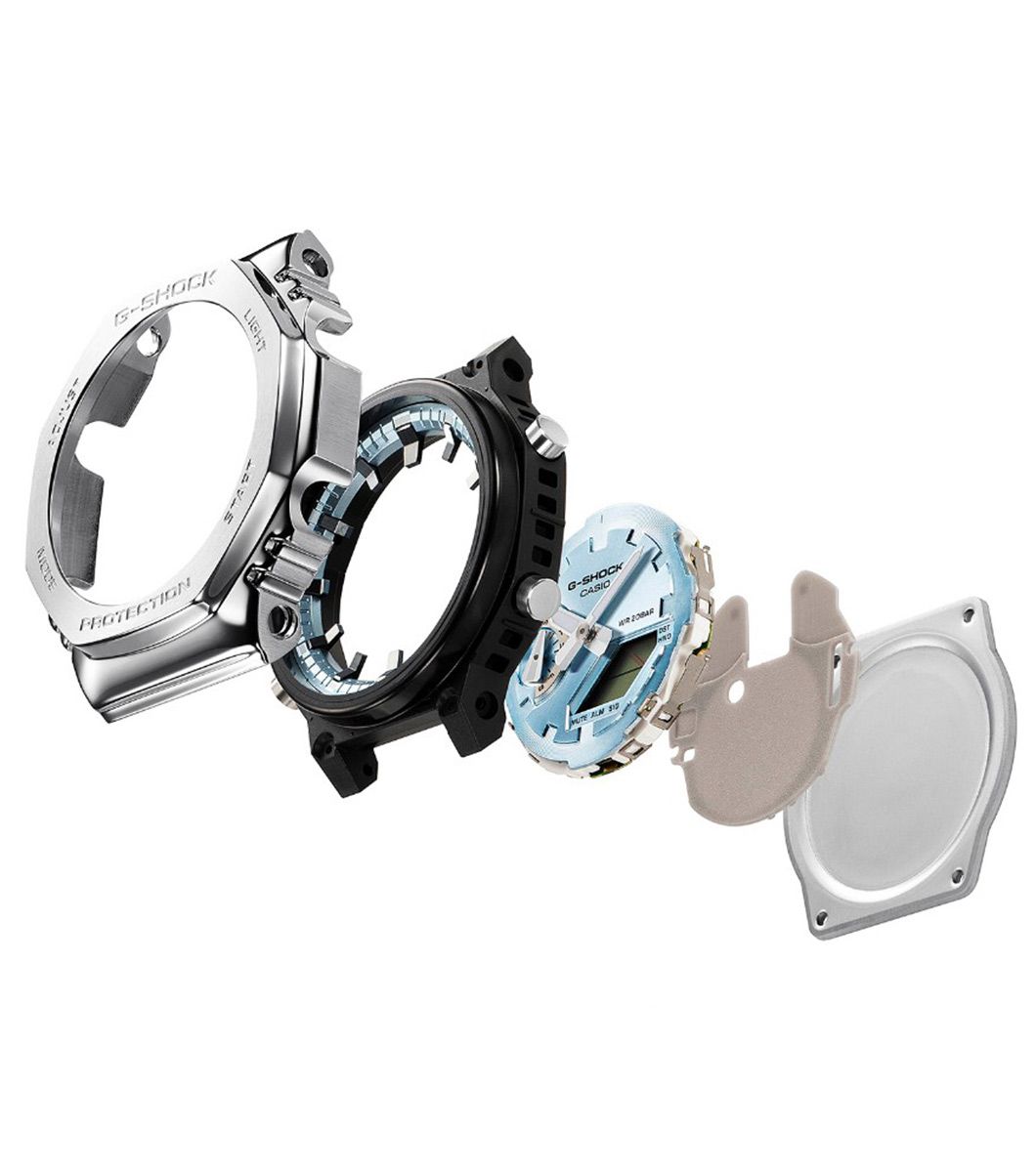 G-SHOCK Metal Covered 2100 Series Blue Watch GM-2110D-2BER