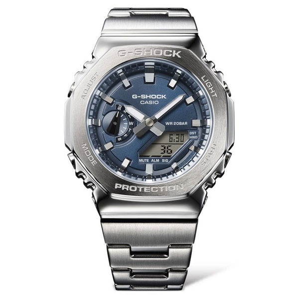 G-SHOCK Metal Covered 2100 Series Blue Watch GM-2110D-2BER