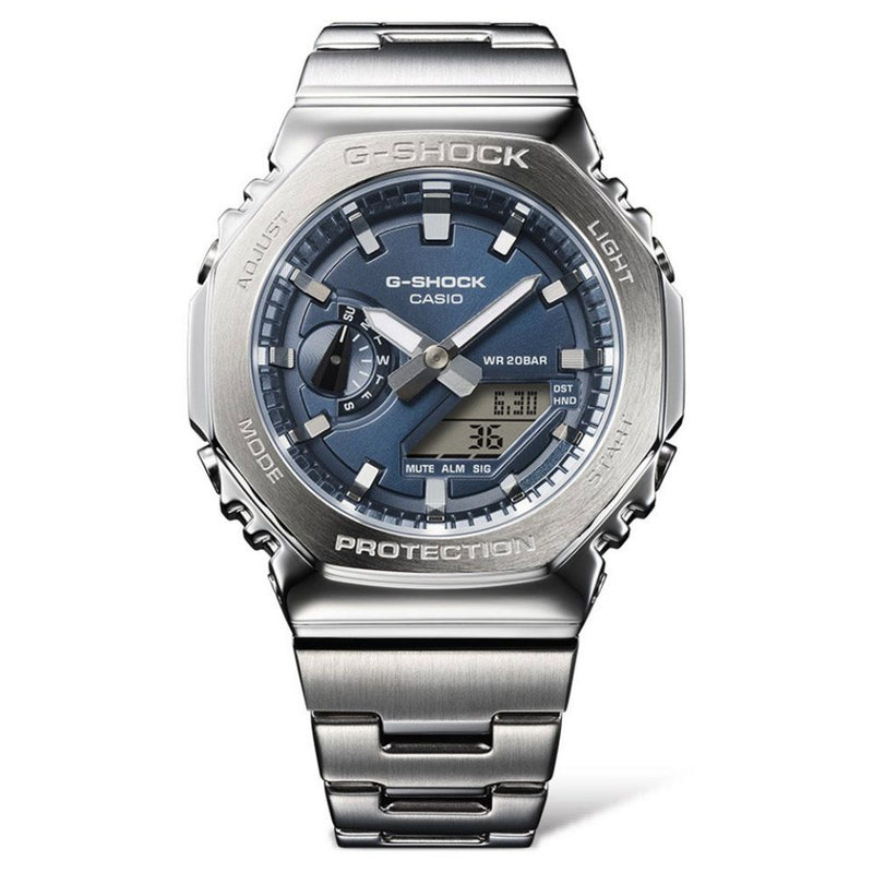 G-SHOCK Metal Covered 2100 Series Blue Watch GM-2110D-2BER