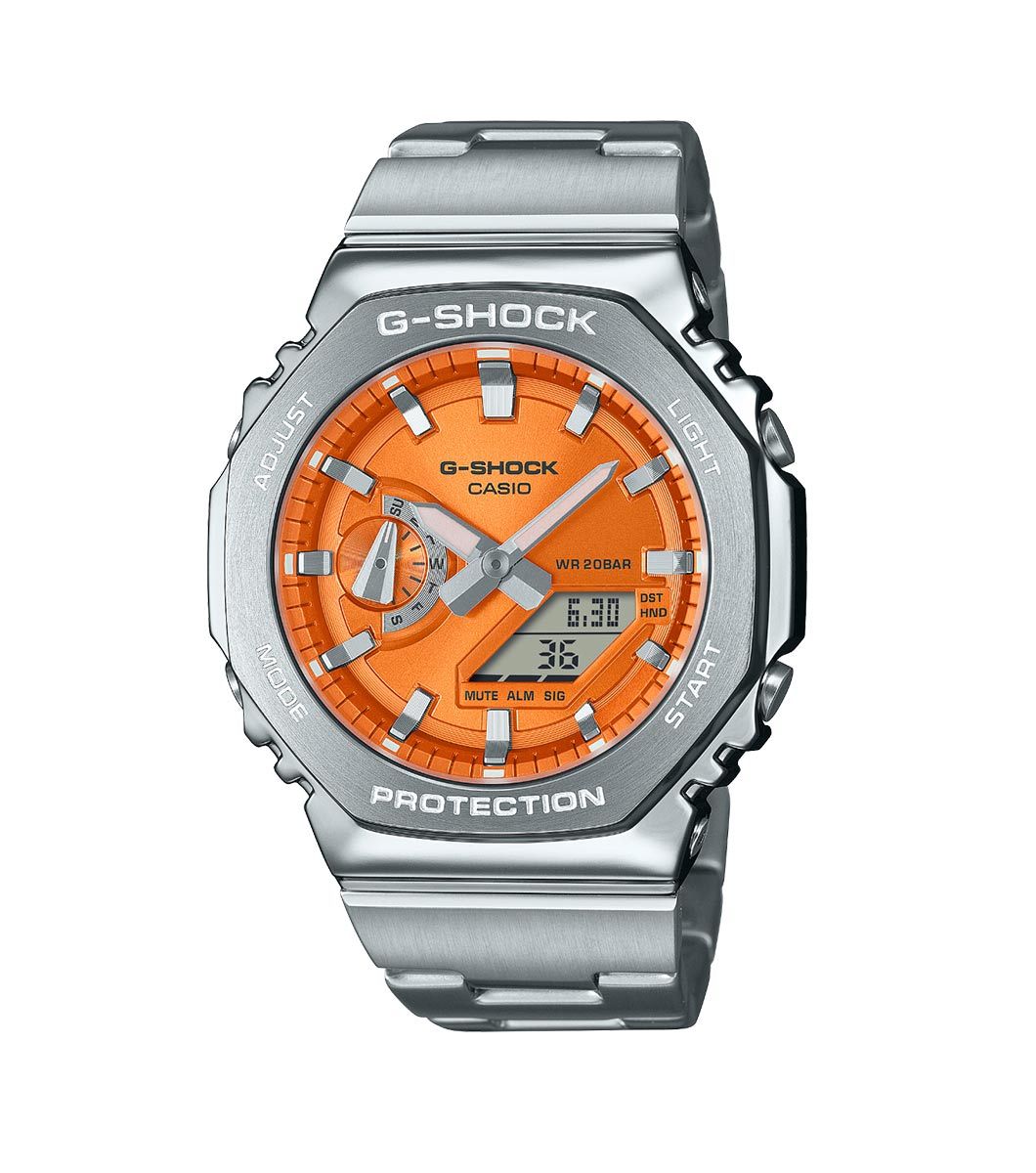 G-SHOCK Metal Covered 2100 Series Orange Watch GM-2110D-4AER