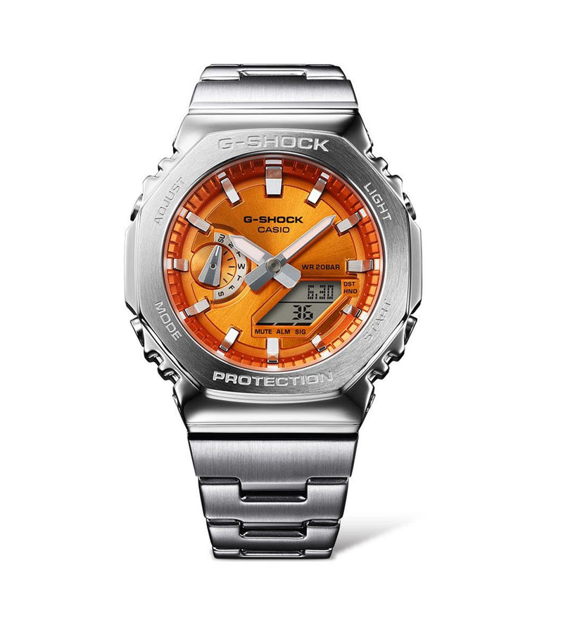 G-SHOCK Metal Covered 2100 Series Orange Watch GM-2110D-4AER