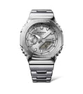 G-SHOCK Metal Covered 2100 Series Silver Watch GM-2110D-7AER