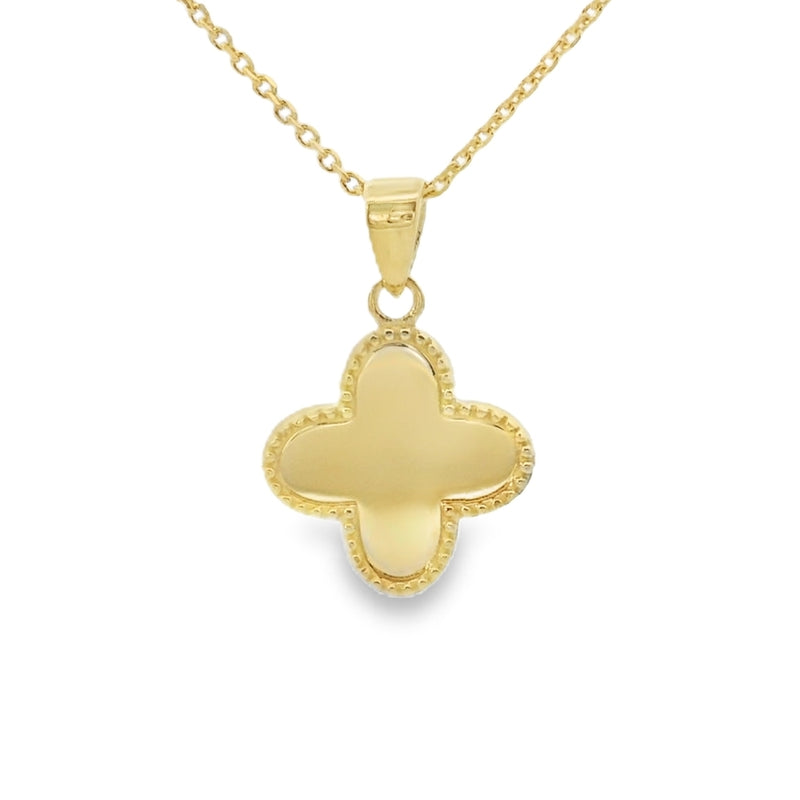Gold Clover 9ct Yellow Gold Pendant