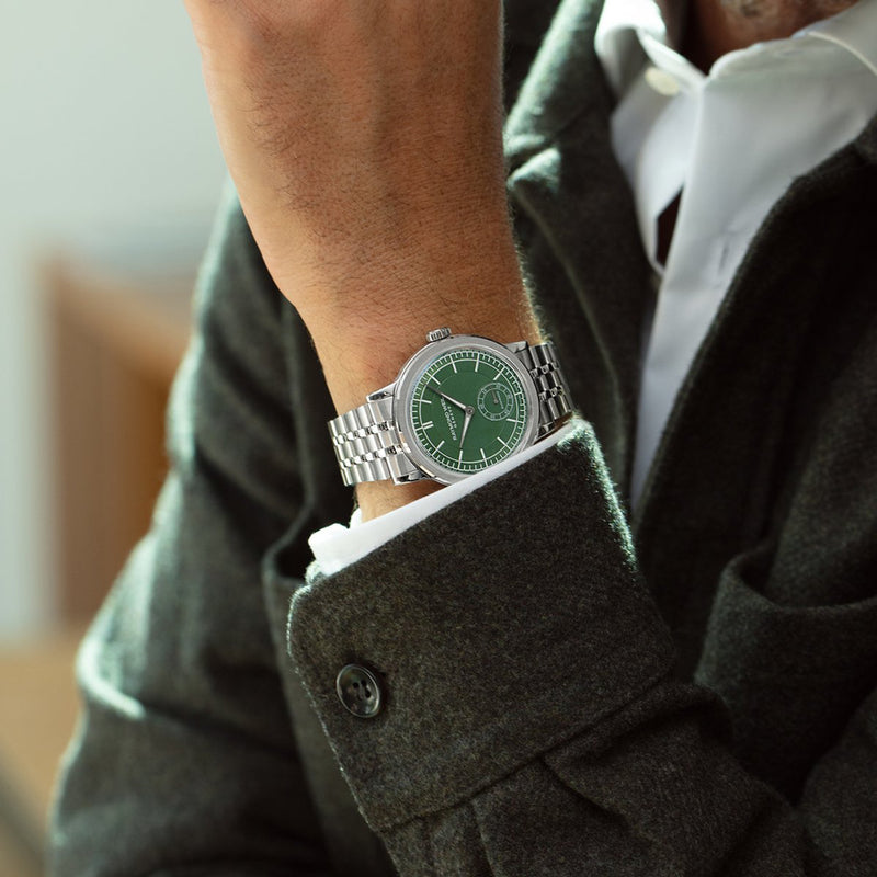 Raymond Weil Millesime Automatic Small Seconds Green 39.5mm Watch 2930-ST-52001