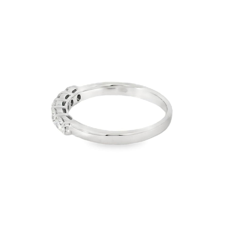 Platinum 5 Stone Diamond 0.50ct Ring