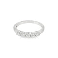 Platinum 5 Stone Diamond 0.50ct Ring