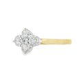 Diamond 4 Stone 1.08ct 18ct Yellow Gold Ring