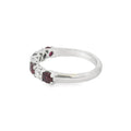 Ruby & Diamond Platinum Eternity Ring