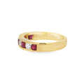 Ruby & Diamond 18ct Yellow Gold Eternity Ring