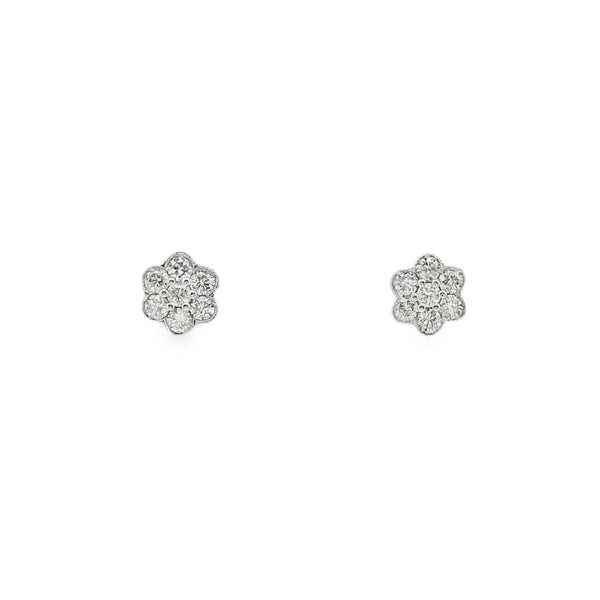 Diamond 18ct White Gold Earrings
