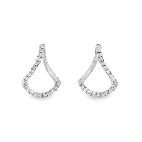 Diamond 18ct White Gold Earrings