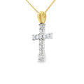 Diamond Cross 0.51ct 18ct Yellow & White Gold Pendant