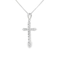Diamond Cross 0.45ct 18ct White Gold Pendant