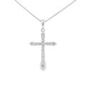 Diamond Cross 0.45ct 18ct White Gold Pendant
