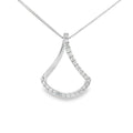 Diamond 18ct White Gold 0.28ct Pendant