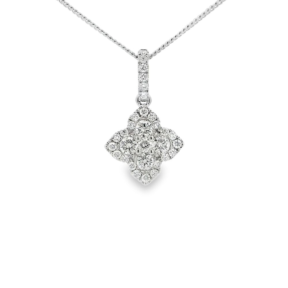 Diamond 18ct White Gold 0.50ct Pendant