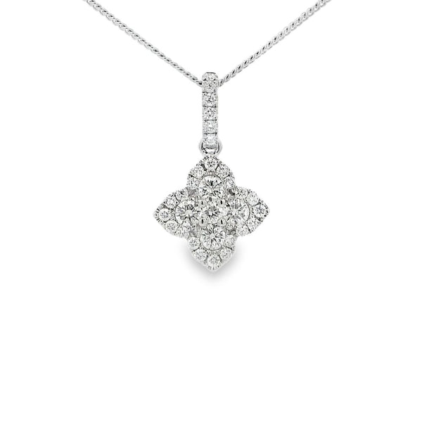 Diamond 18ct White Gold 0.50ct Pendant