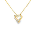 Diamond 18ct Yellow Gold Heart Shape Pendant